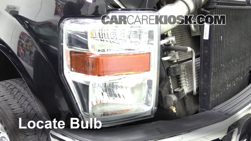 2010 Ford F-250 Super Duty XLT 6.4L V8 Turbo Diesel Standard Cab Pickup Lights Headlight (replace bulb)